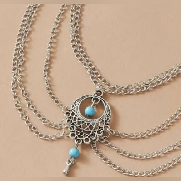 BOHO VINTAGE STYLE ANKLE BRACELET - Picture 2 of 5